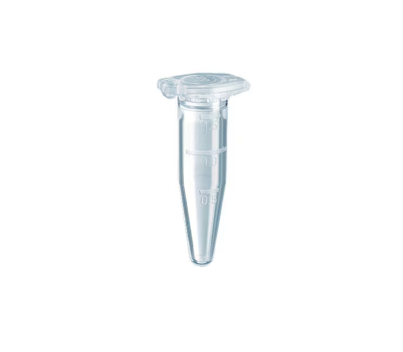 1.5 მლ Eppendorf-ის ფირმის მიკროსინჯარა Safe-Lock 30,000 × g 0